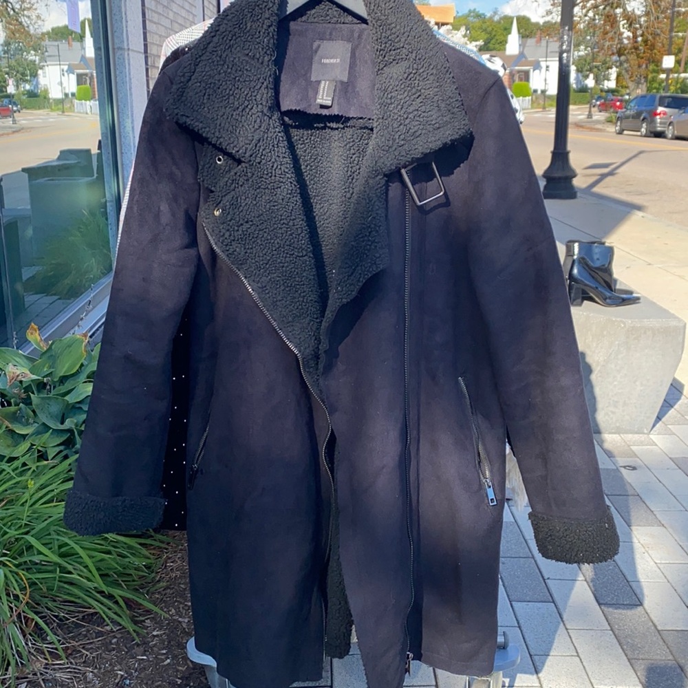 Forever 21 faux shearling